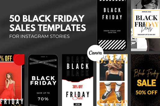 50 Black Friday Sales Templates for Instagram Stories