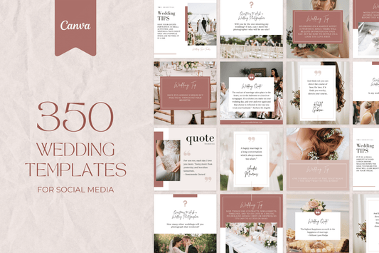 350 Wedding Templates for Social Media