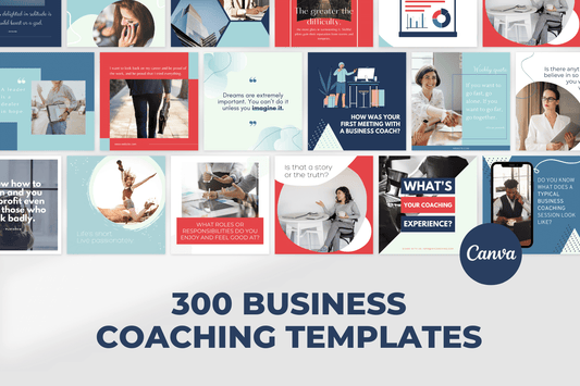 300 Business Coaching Templates for Social Media