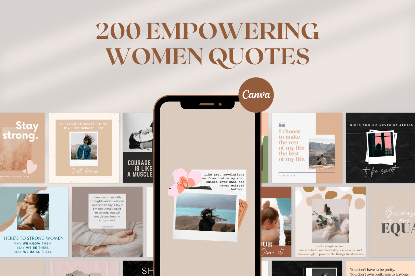 200 Women Empowerment Templates for Social Media