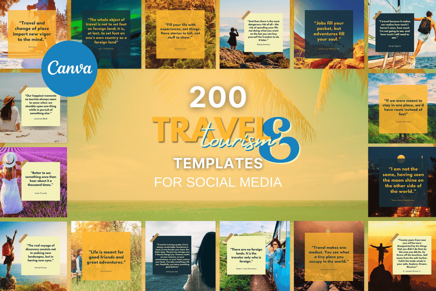 200 Travel & Tourism Templates for Social Media