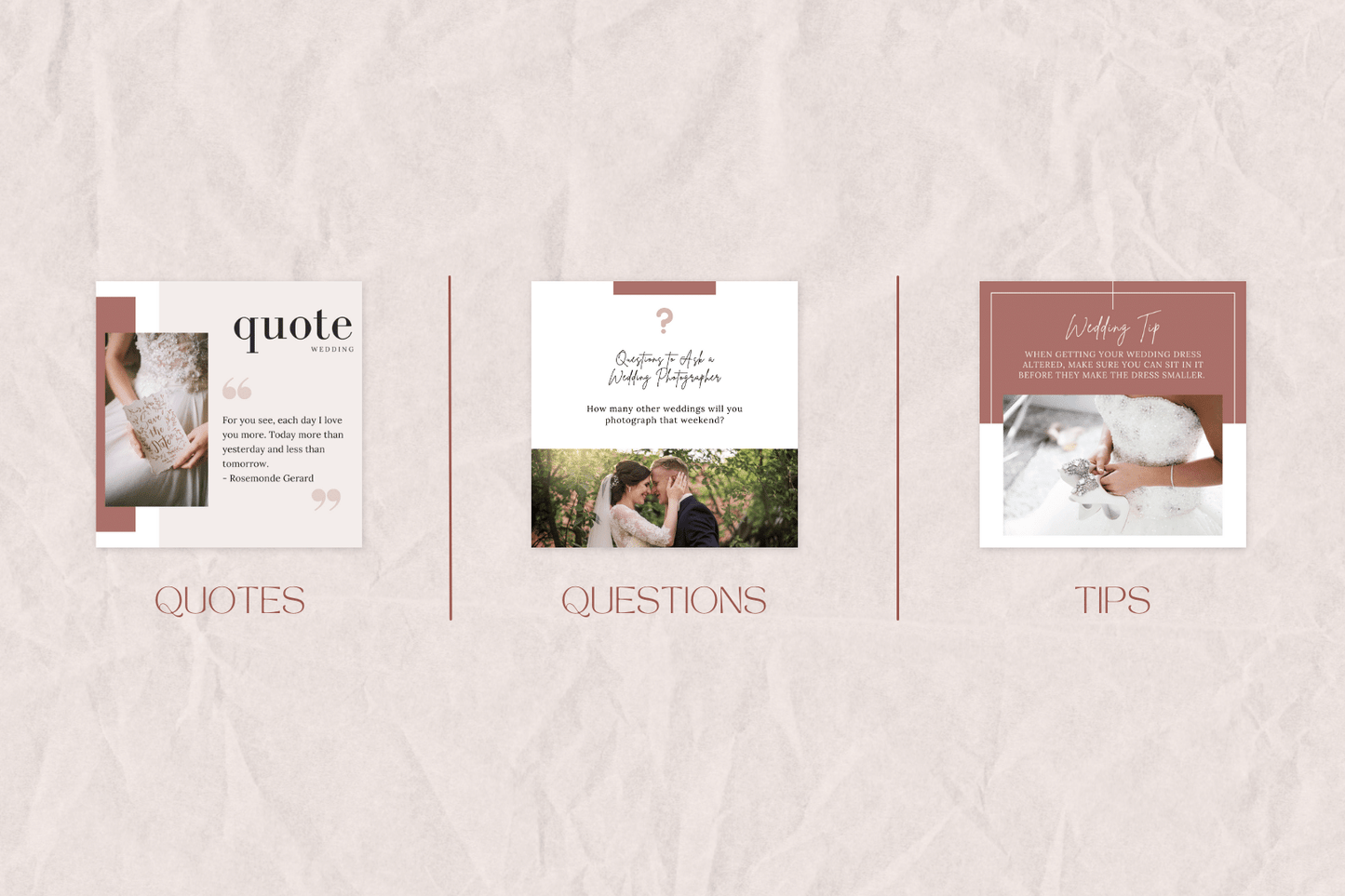 350 Wedding Templates for Social Media