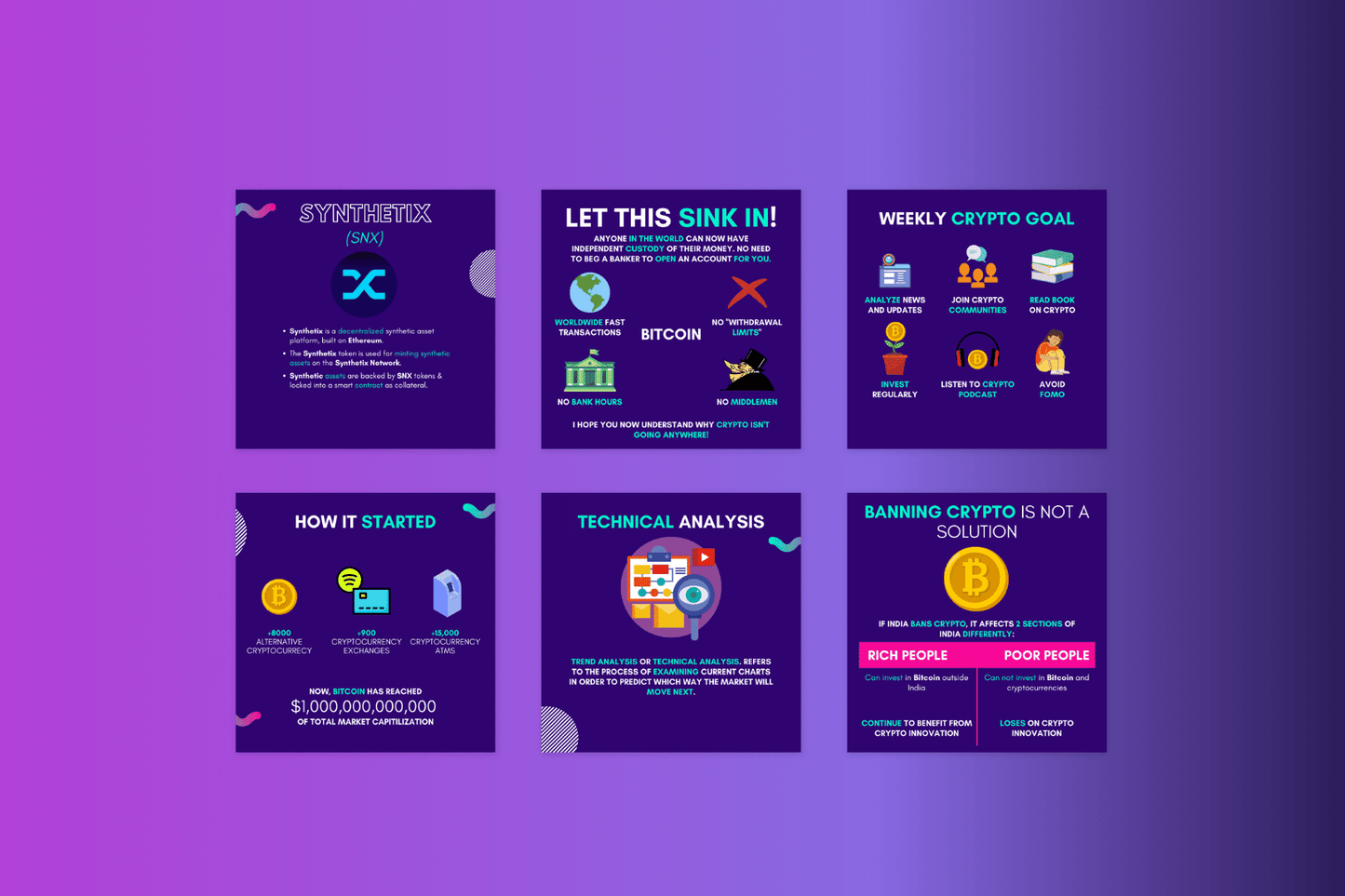 100 Cryptocurrency-infographics