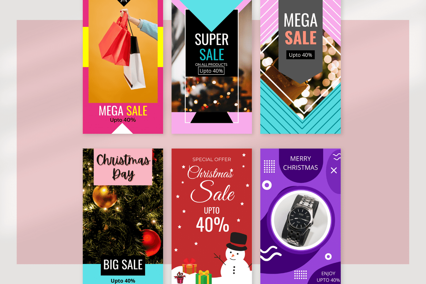 50 Christmas Sales Templates For Stories