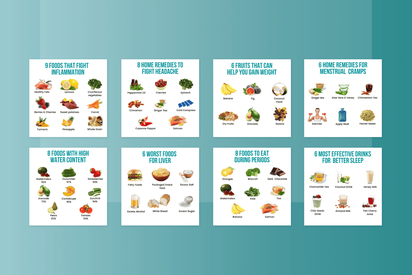 50 Balanced Nutrition Infographics