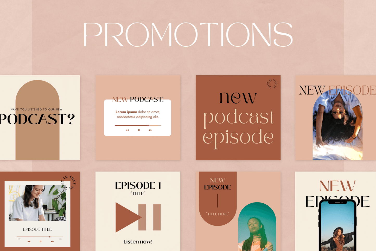 100 Promote Your Podcast Templates