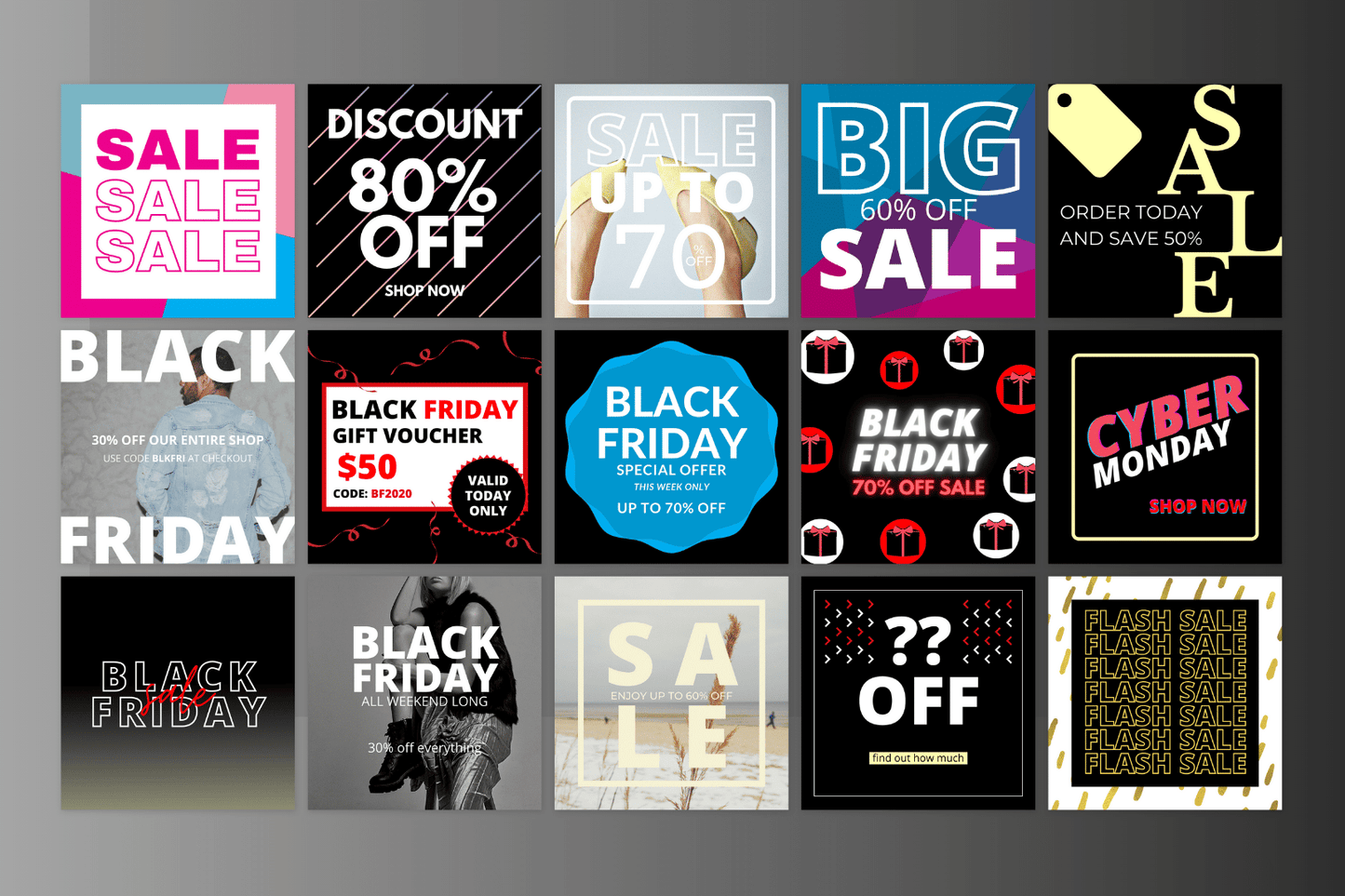 50 Black Friday Sales Templates For Social Media