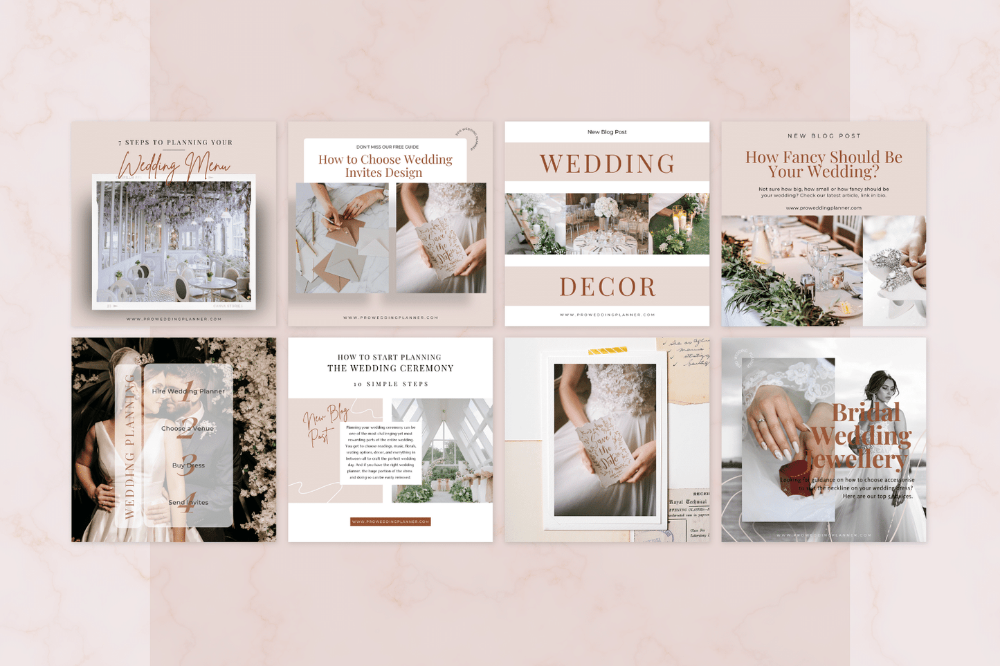 100 Wedding Templates for Social Media