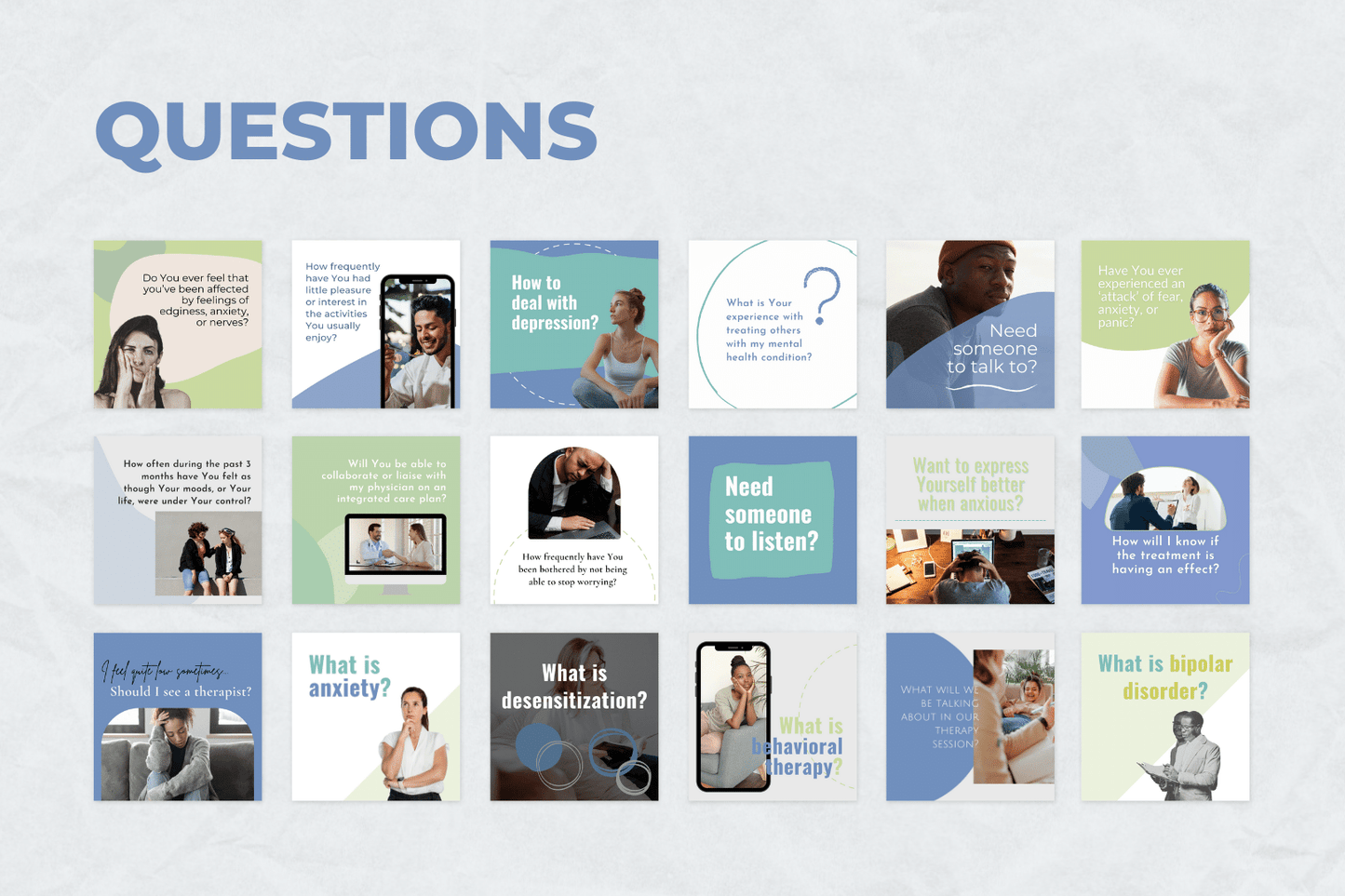 200 Mental Health Templates for Social Media